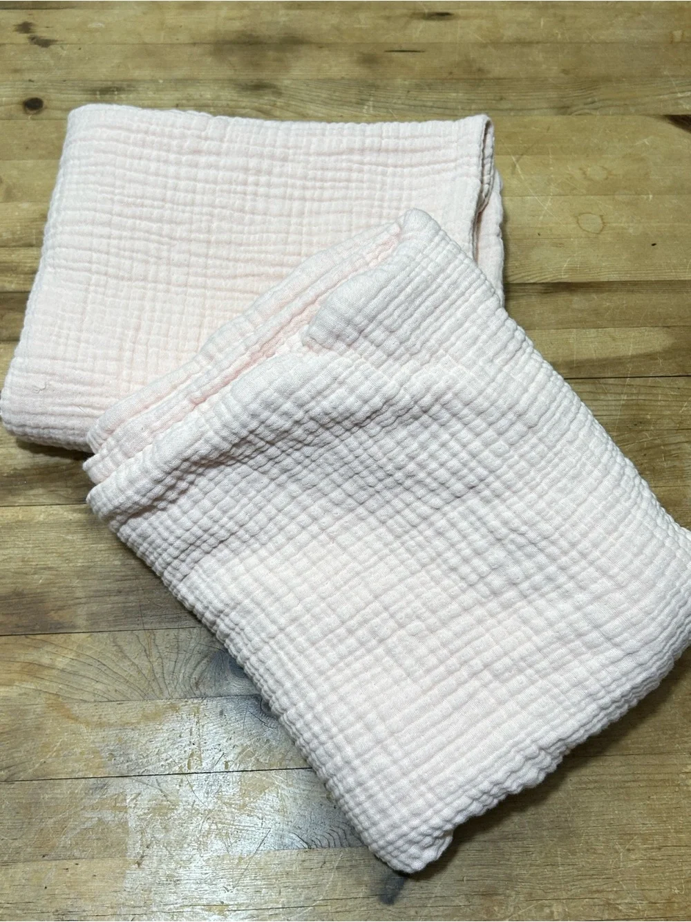 Quince Organic Cotton Airy Gauze Sham Set of 2 Light Pink King